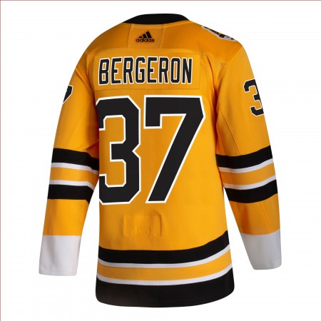 Camisola Boston Bruins Patrice Bergeron 37 2020-21 Reverse Retro Authentic - Homem